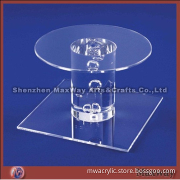 Crystal elegant durable acrylic cupcake display stand
